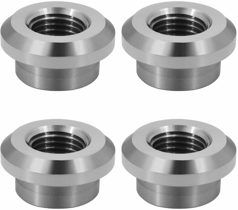 CNRAQR Aluminum 1/4" NPT Female Weld on Bung Weldable Fitting 4PCS - Image 1